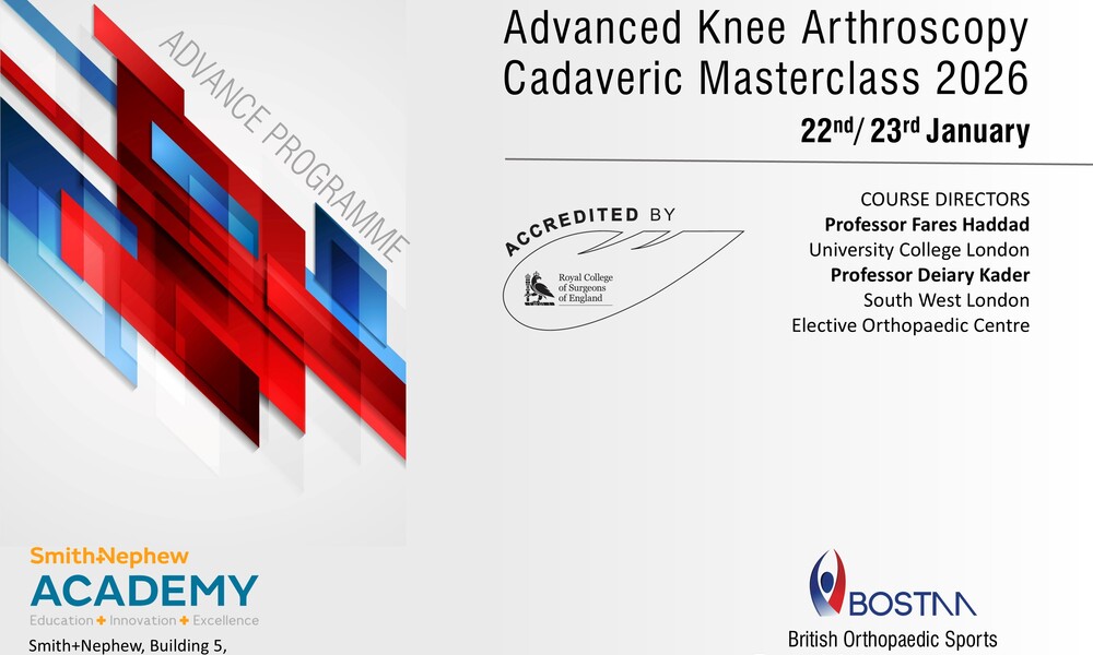 BOSTAA Advanced Arthroscopic Knee Course 2026